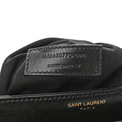 Saint Laurent Lambskin Quilted Mini Becky Chain Bag Black 7 of 12