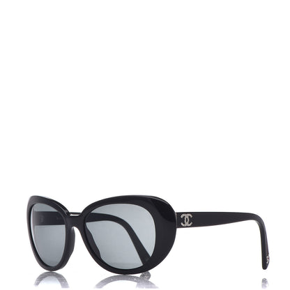 Chanel Crystal CC Sunglasses 5151-B Black 1 of 7
