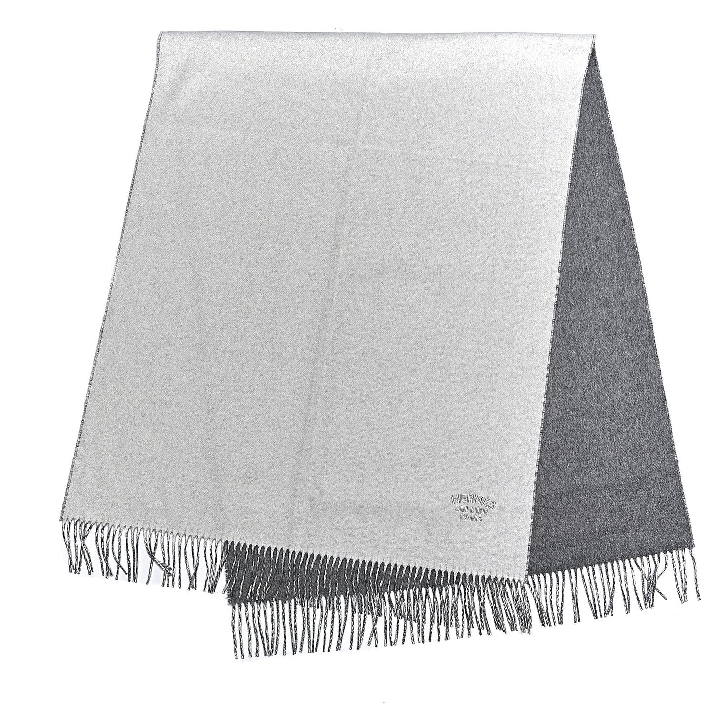 Cashmere Fringe Double Face Stole Scarf