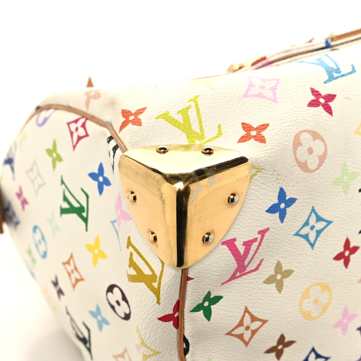 Louis Vuitton Monogram Multicolor Speedy 30 White 8 of 13