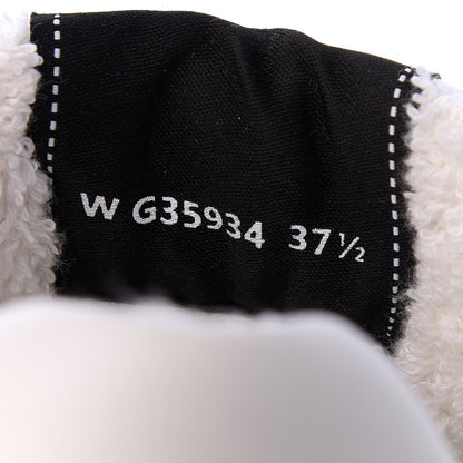 Chanel Calfskin Womens Logo Sneakers 37.5 White Pink 9 of 10