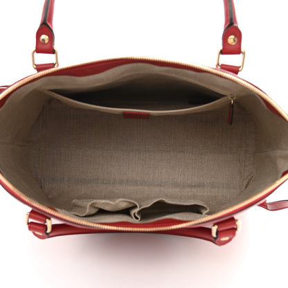 Gucci Soft Microguccissima Large Dome Satchel Red 5 of 8