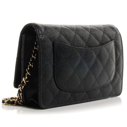 Chanel Caviar Wallet on Chain WOC Black 3 of 8