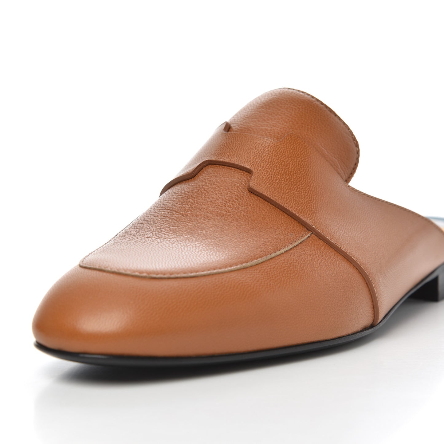 Goatskin Womens Catena Mules 37 Beige Dore