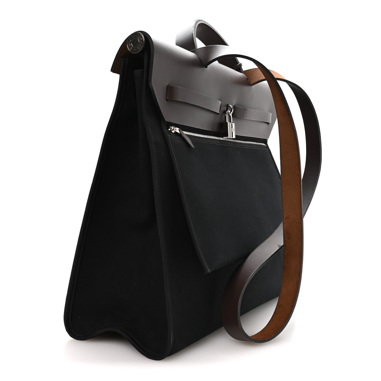 Hermes Toile Vache Hunter Herbag Zip 39 MM Black Ebene 4 of 11