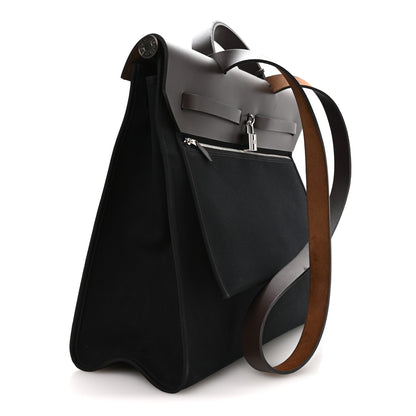 Hermes Toile Vache Hunter Herbag Zip 39 MM Black Ebene 4 of 11