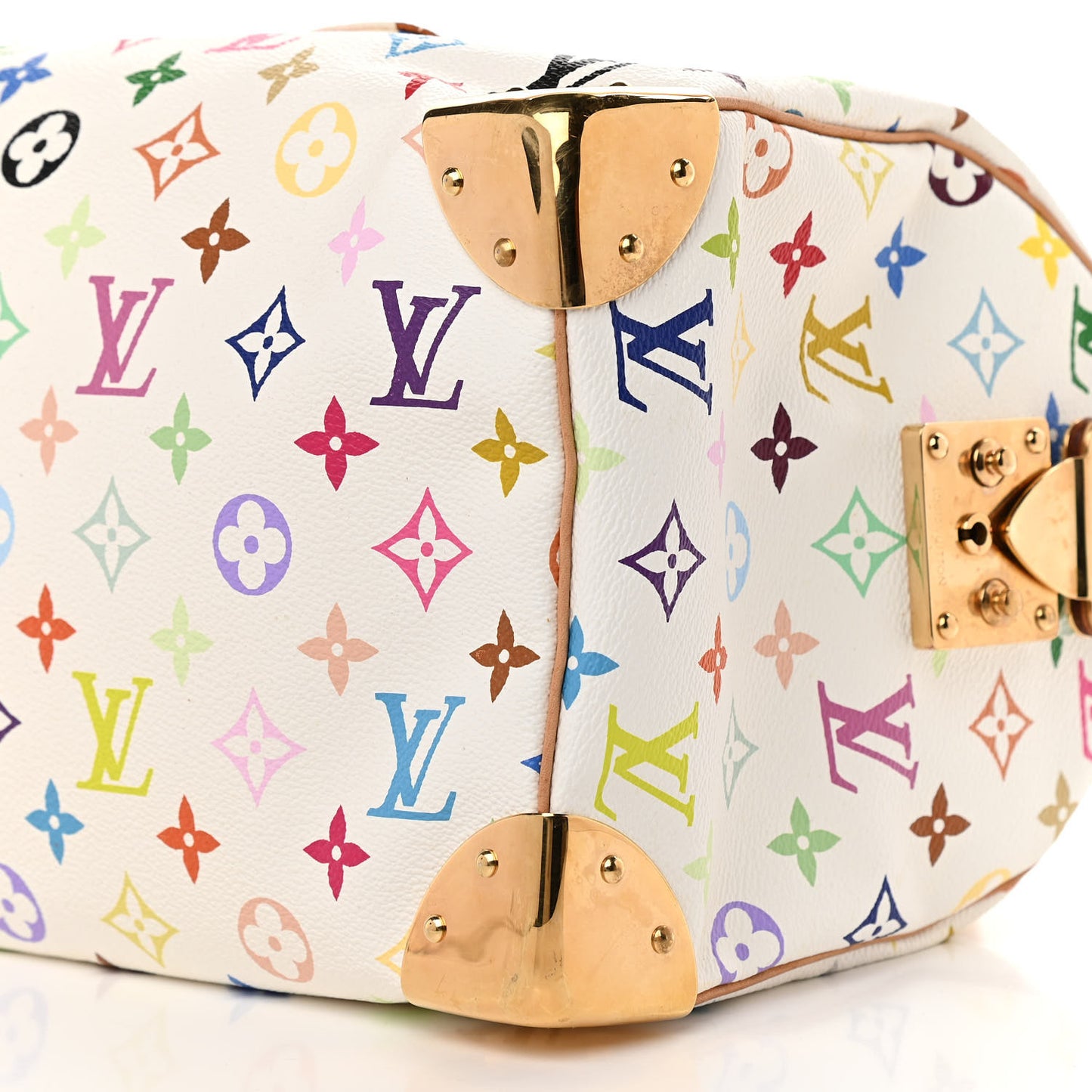 Monogram Multicolor Speedy 30 White
