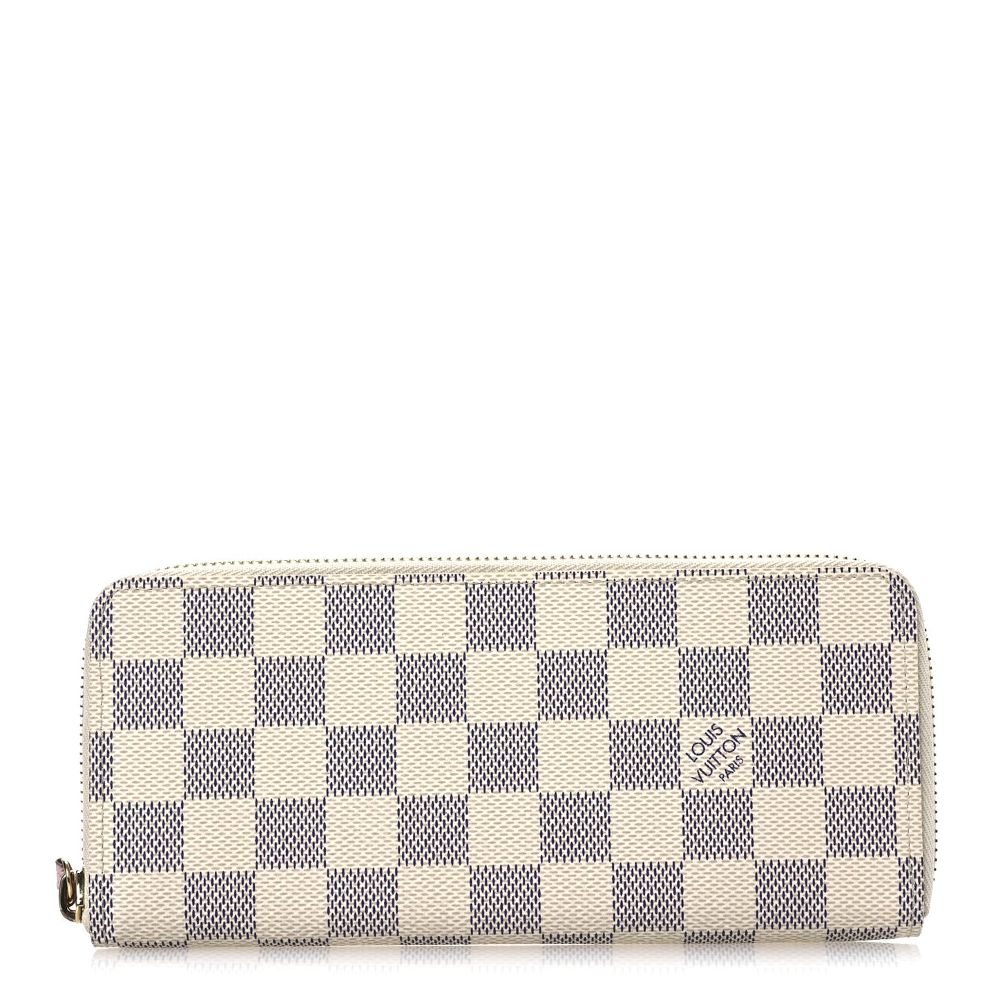 Damier Azur Clemence Wallet Rose Ballerine