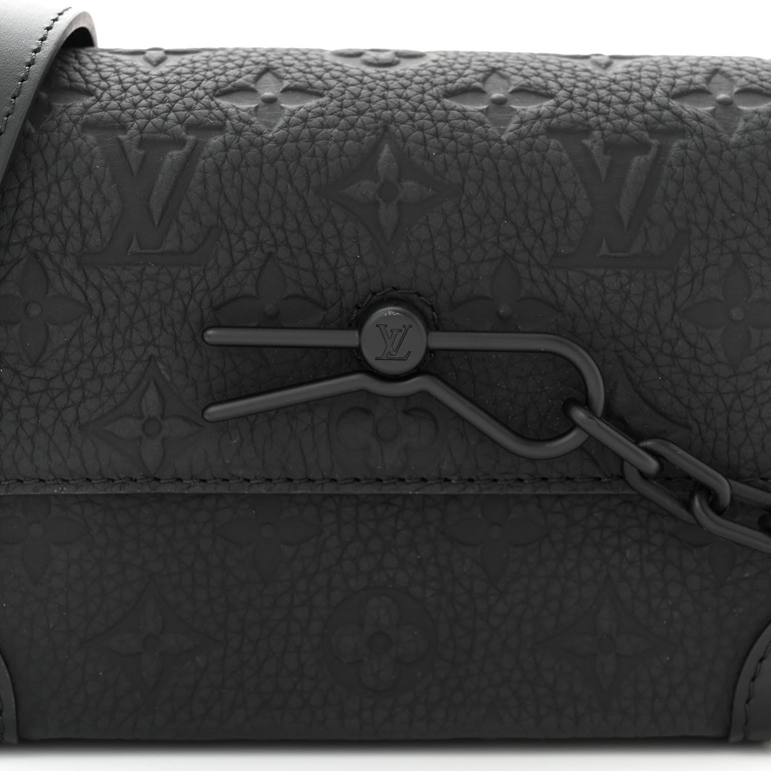 Louis Vuitton Taurillon Monogram Steamer Wearable Wallet Black 7 of 9