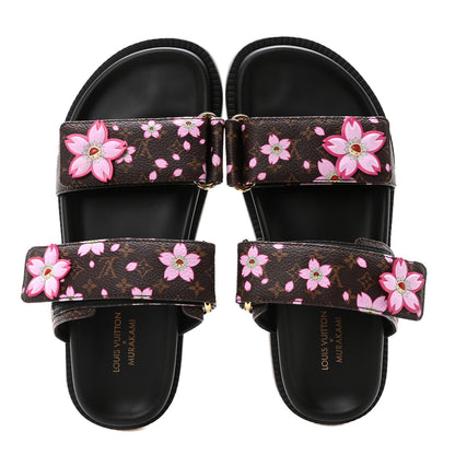 Louis Vuitton LV X TM Monogram LV Sunset Flat Comfort Mule 35 Sakura Brown 2 of 9