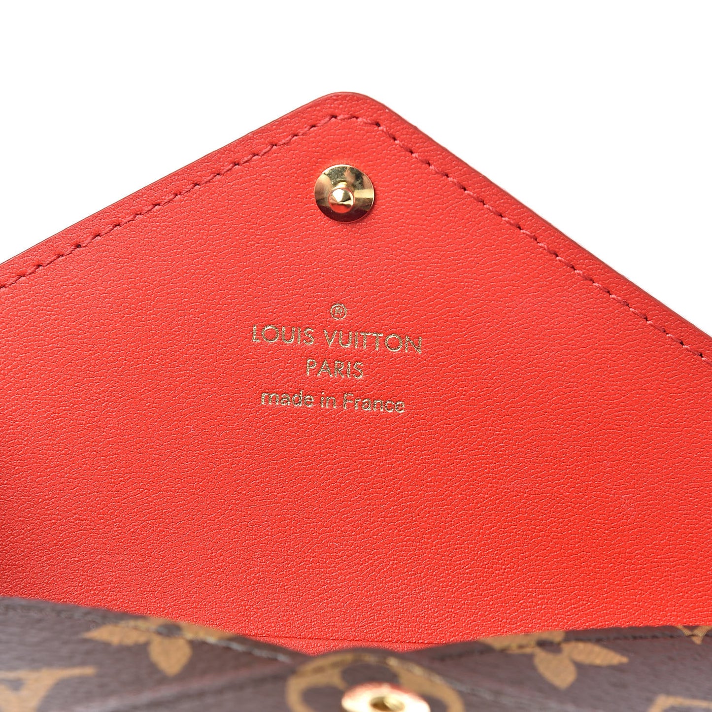 Monogram Medium Kirigami Pochette Insert Coquelicot
