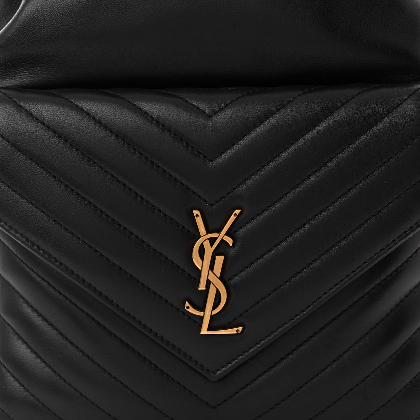 Lambskin Matelasse Monogram Joe Backpack Black