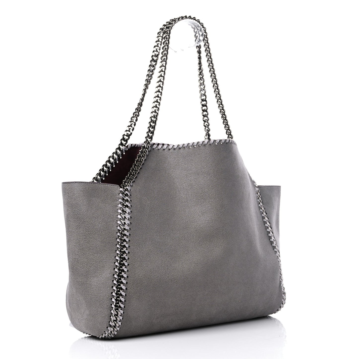 Shaggy Deer Falabella Reversible Tote Light Grey