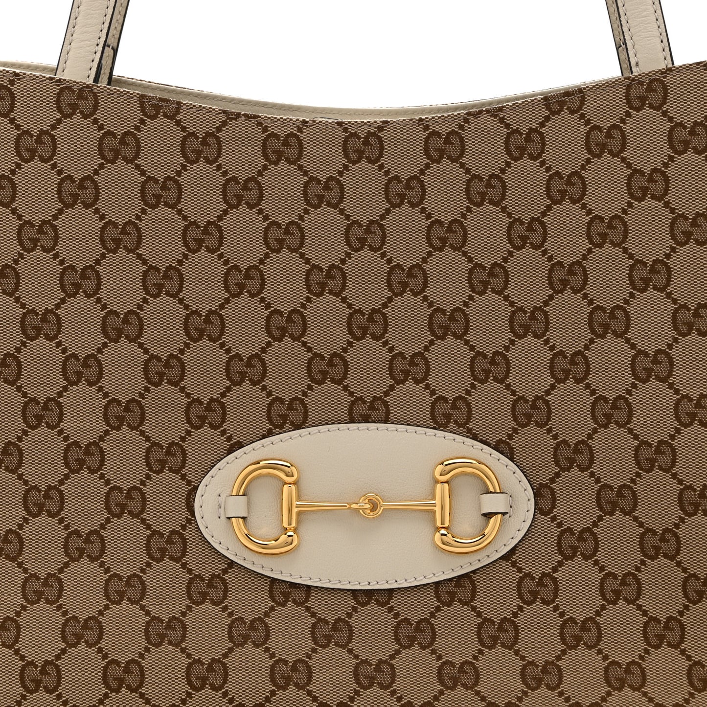 Monogram New Sakai Calfskin Lux Horsebit 1955 Tote Beige Ebony Mystic White
