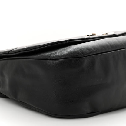 Chanel Lambskin Quilted Enamel CC Pillow Soft Flap Black 9 of 15