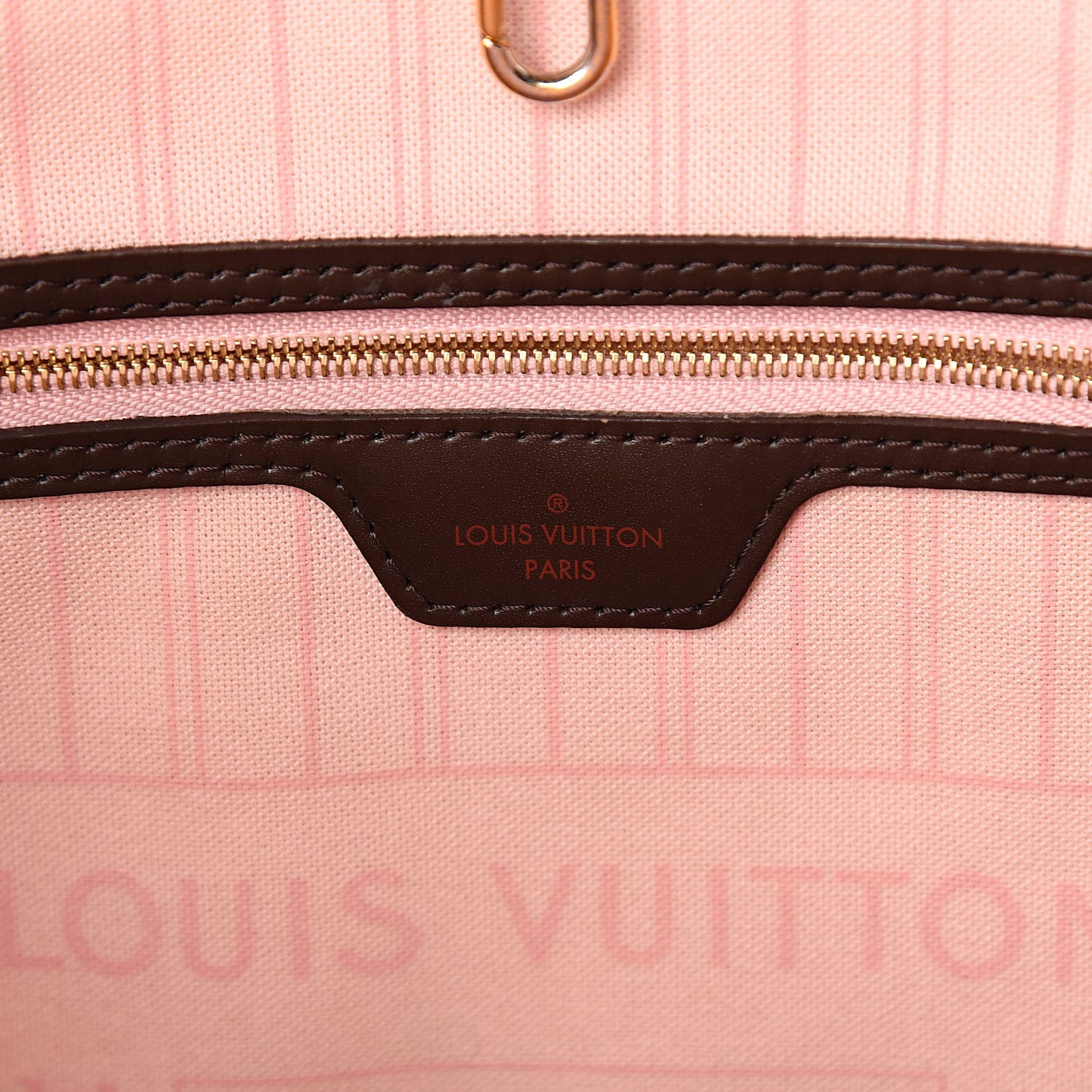Damier Ebene Neo Neverfull MM Rose Ballerine