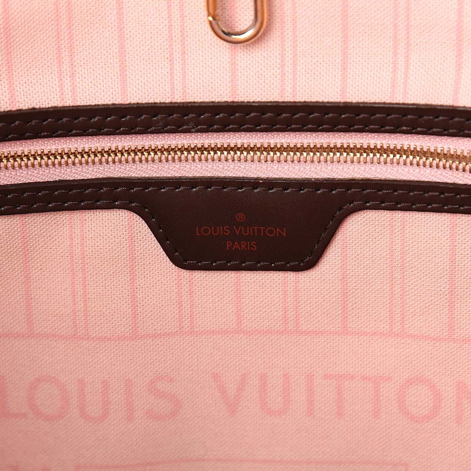 Louis Vuitton Damier Ebene Neo Neverfull MM Rose Ballerine 6 of 21