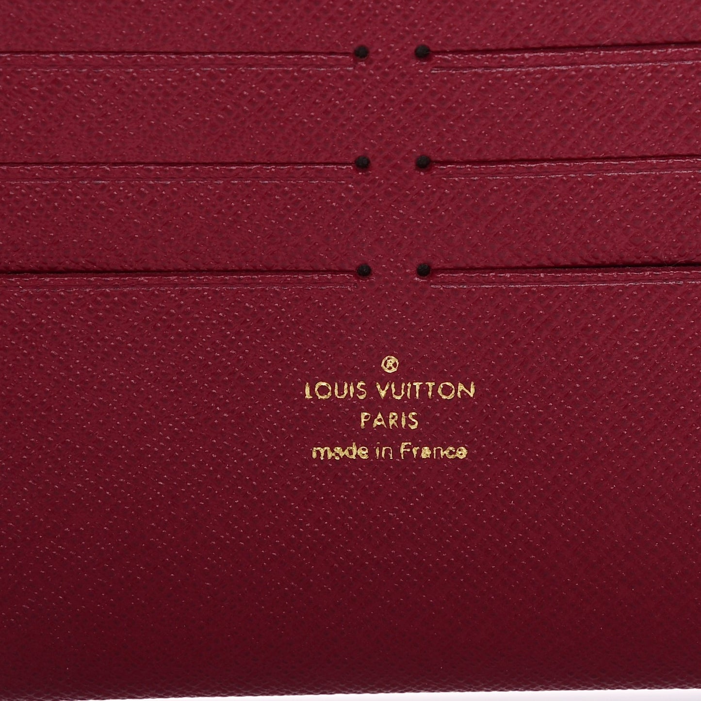 Calfskin Felicie Card Holder Insert Fuchsia