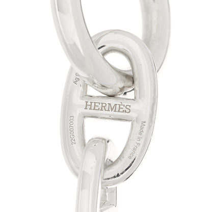 Hermes Sterling Silver TGM Chaine D'Ancre Bracelet 3 of 4