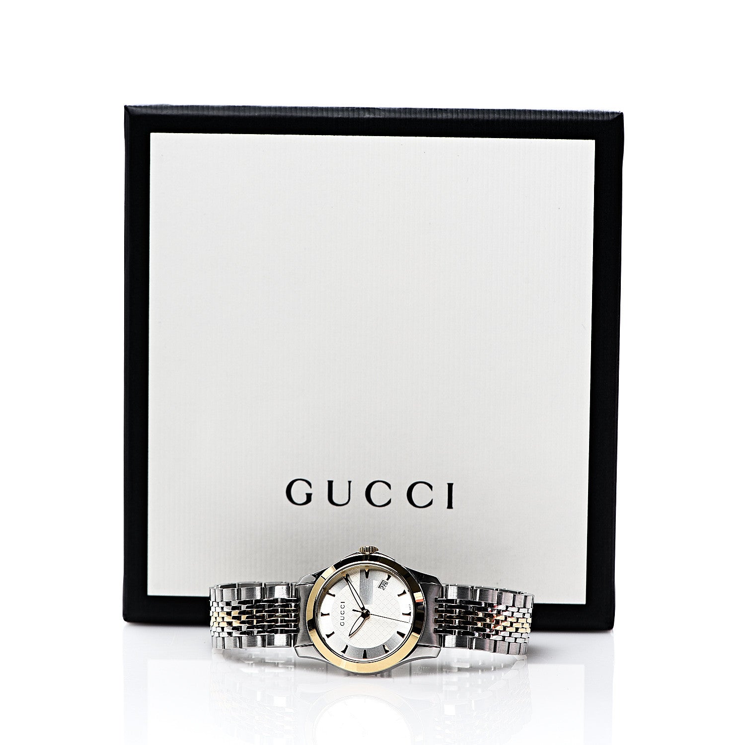 Gucci Stainless Steel 27mm G-Timeless Two Tone Quartz Watch 6 of 6