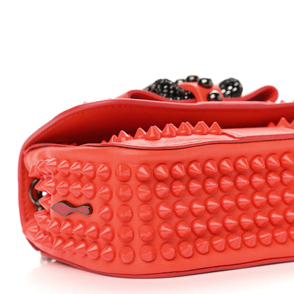 Christian Louboutin Calfskin Spiked Sweety Charity Crossbody Bag Papaye 9 of 10