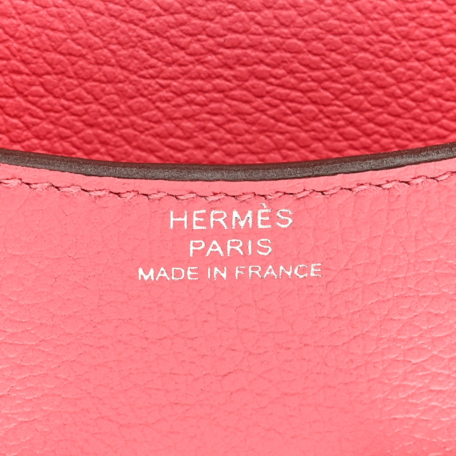 Hermes Evercolor Constance Slim Wallet Rose Lipstick 7 of 7