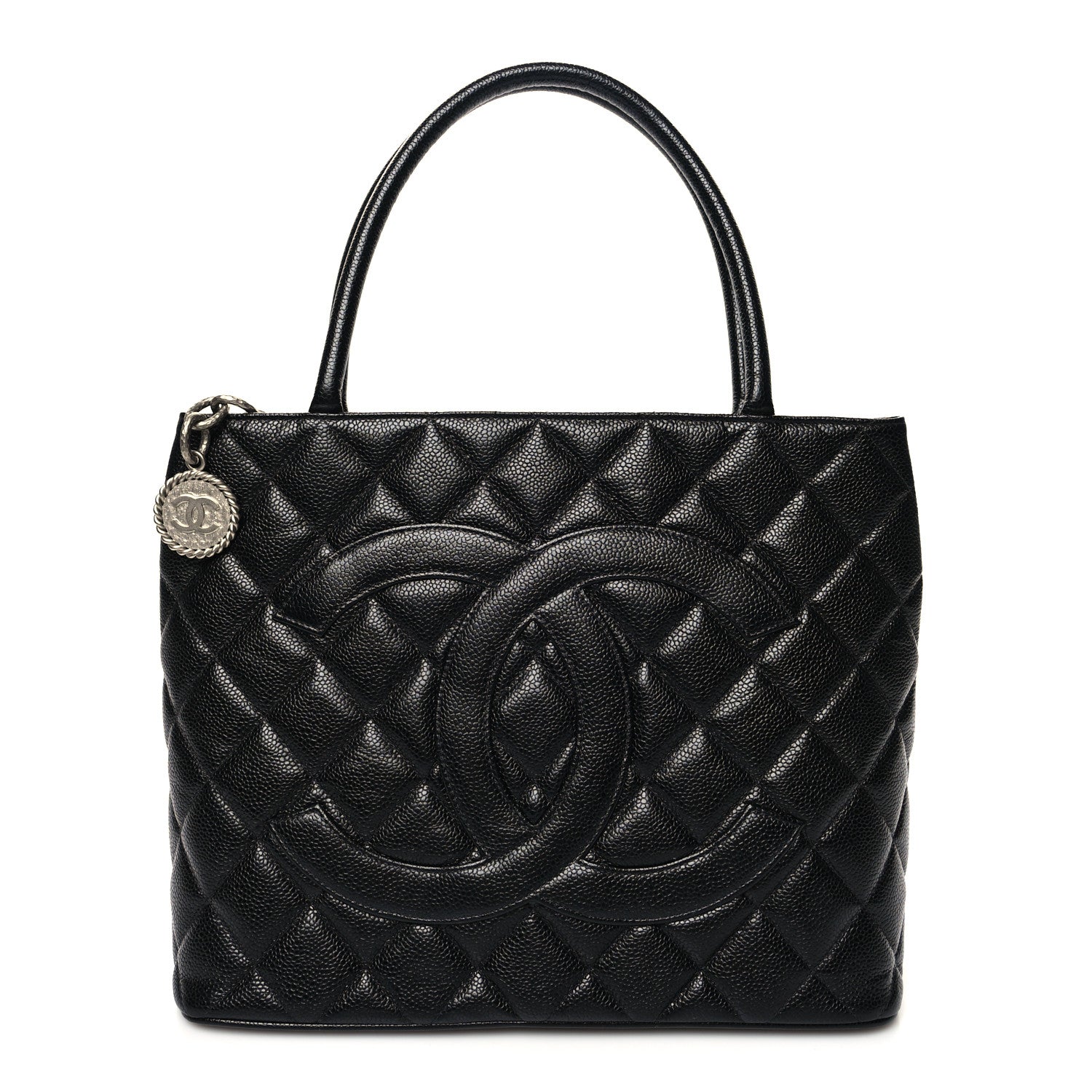 Chanel Caviar Quilted Medallion Tote Black 1 of 10