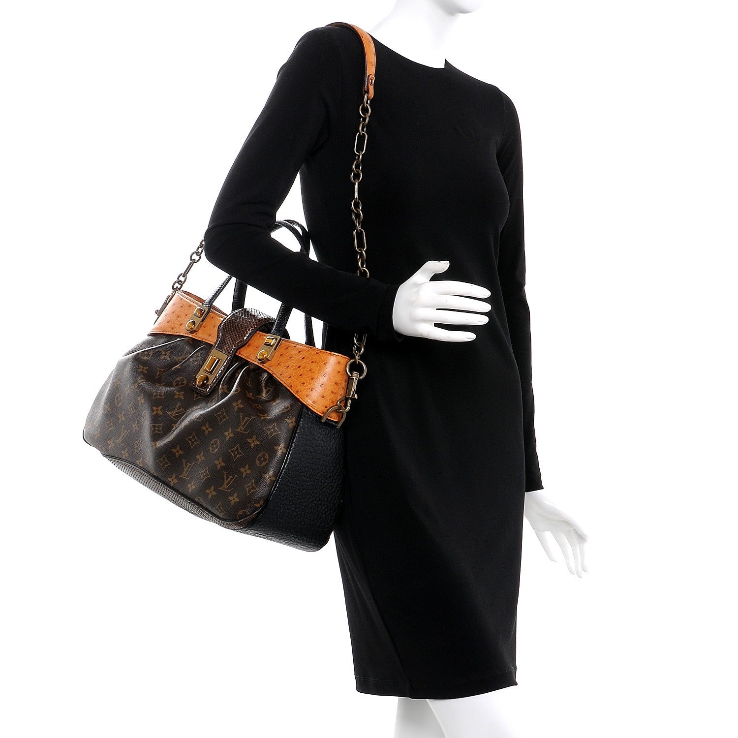 Louis Vuitton Monogram Ostrich Oskar Waltz 2 of 7