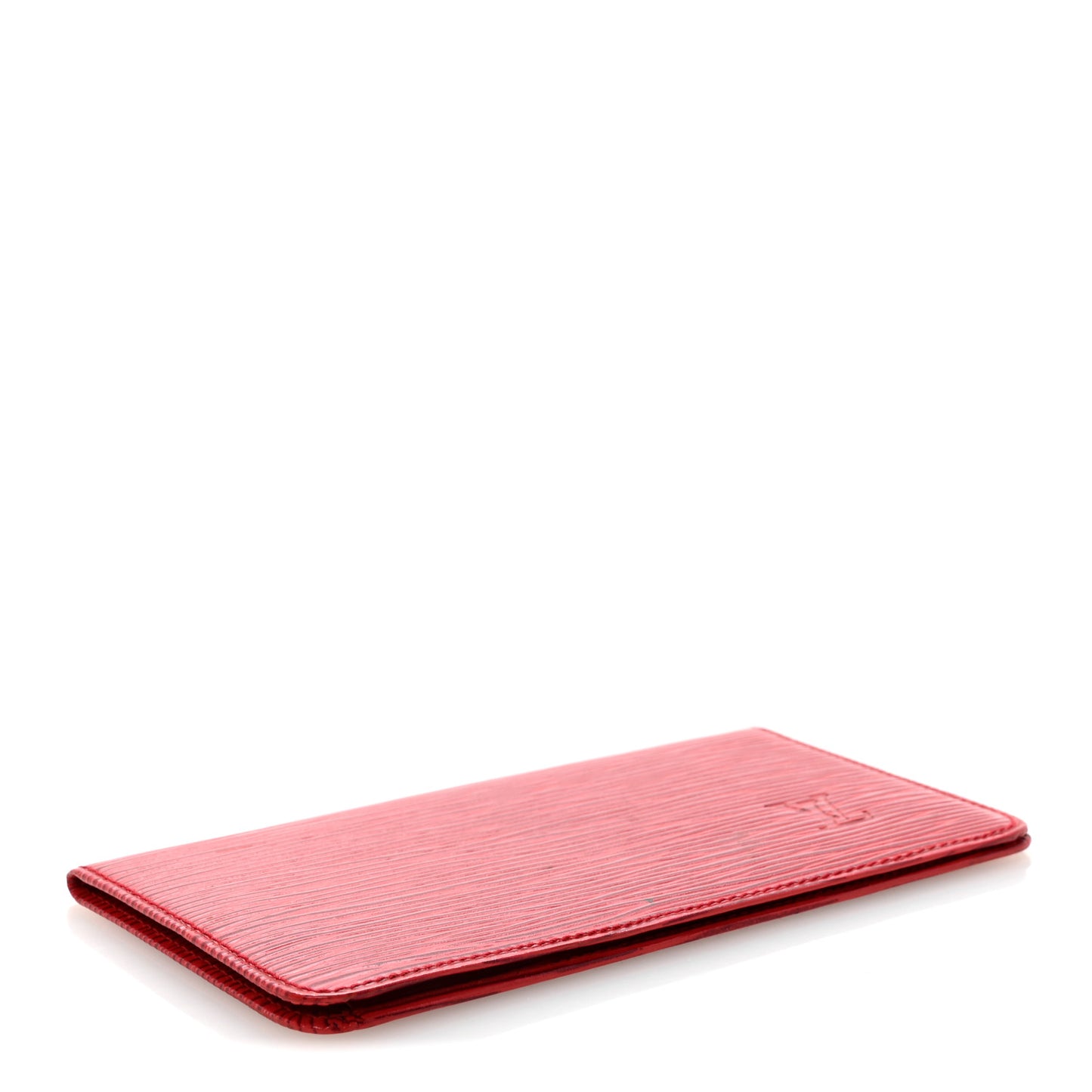Epi Simple Checkbook Cover Castillan Red