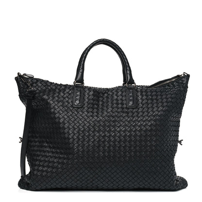 Bottega Veneta Nappa Intrecciato Maxi Convertible Tote Black 1 of 12