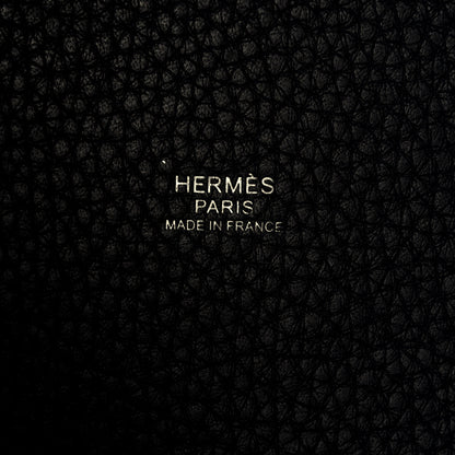 Hermes Taurillon Clemence Picotin Lock 18 PM Bleu Nuit 6 of 10