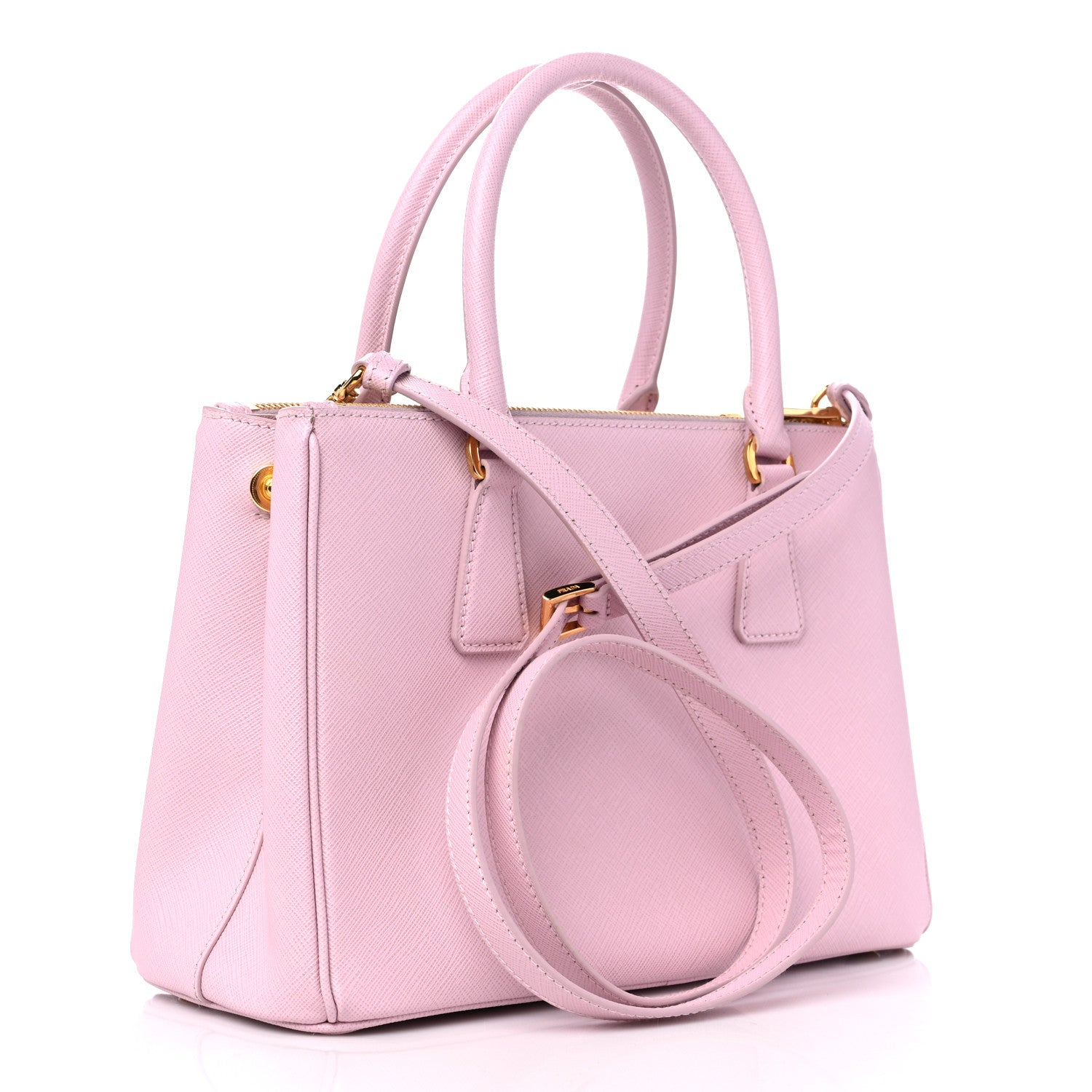 Prada Saffiano Small Galleria Double Zip Tote Alabastro 3 of 13