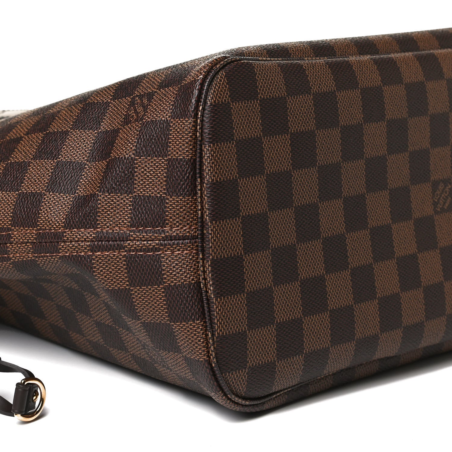 Louis Vuitton Damier Ebene Neo Neverfull MM Rose Ballerine 5 of 10