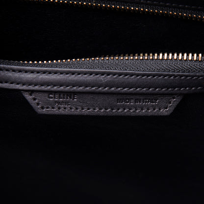 Celine Satin Calfskin Mini Tri-Color Luggage Dark Grey 6 of 12