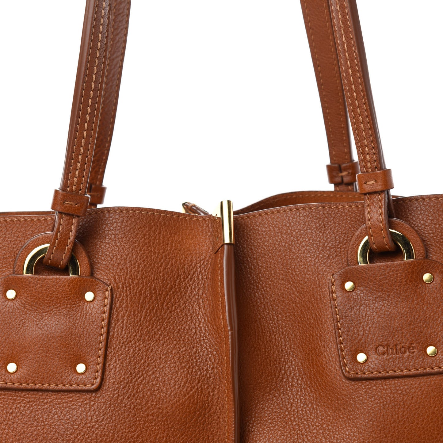 Smooth Calfskin Medium Vick Tote Caramel