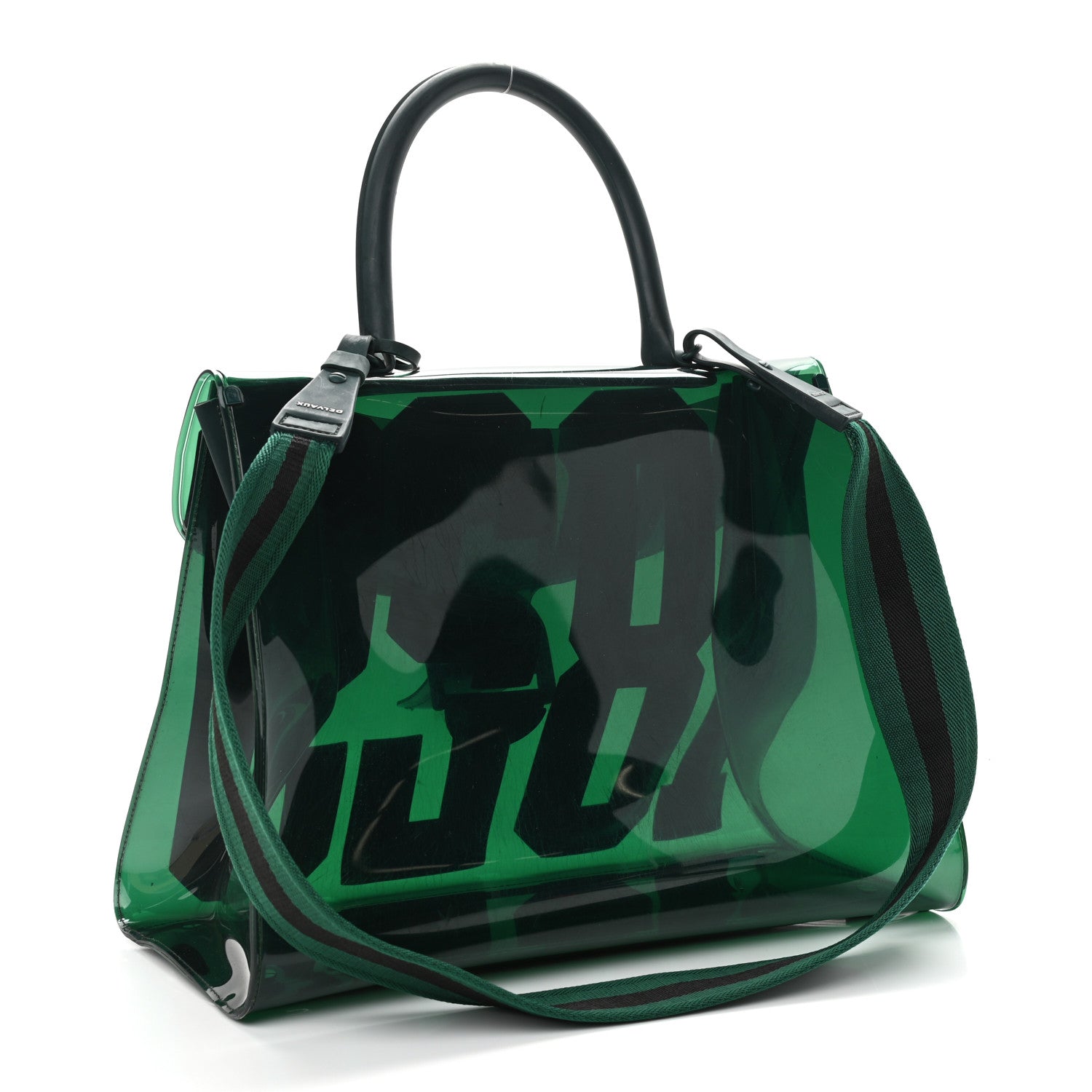 Delvaux PVC The Hero 1829 Brillant Satchel Vert 3 of 9