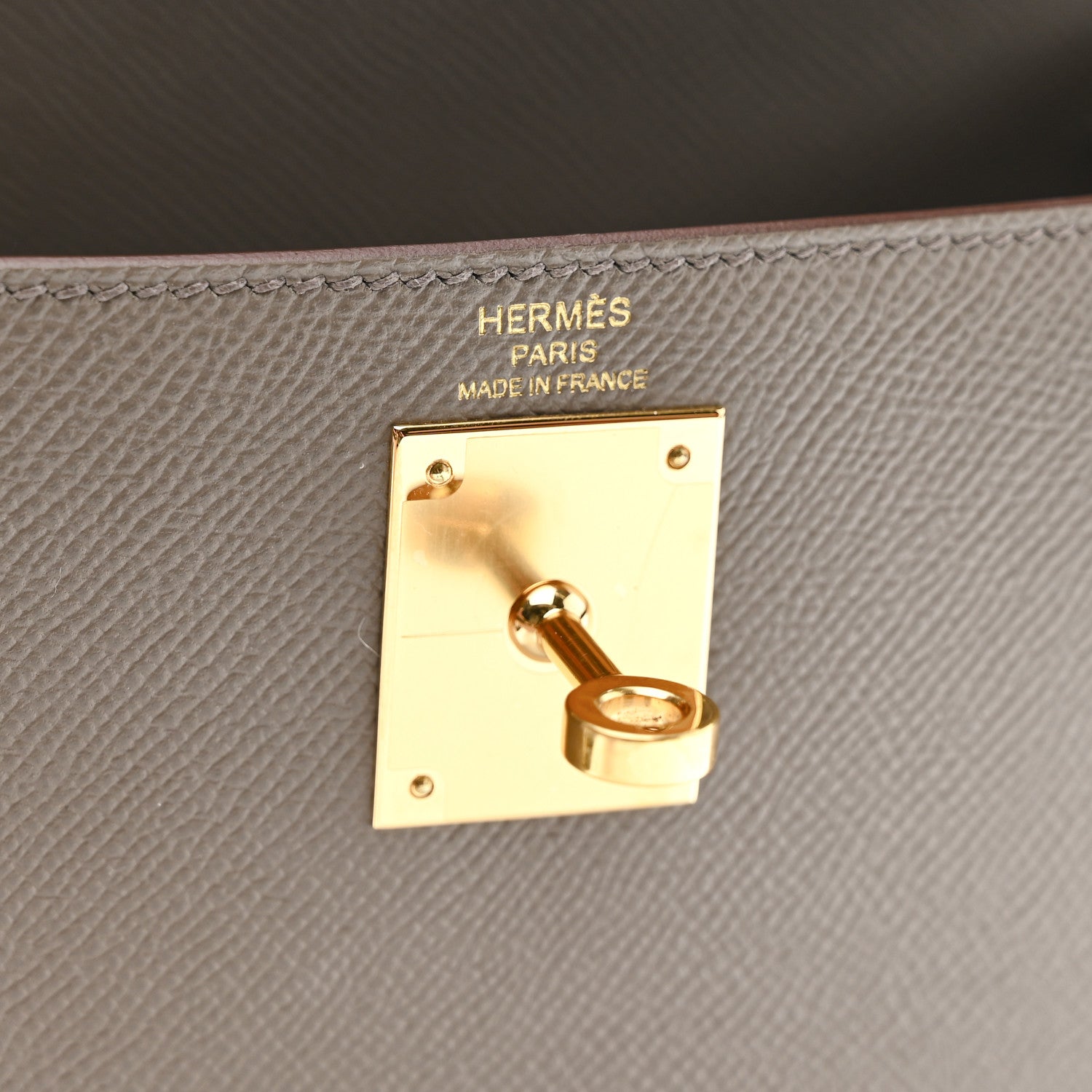 Hermes Epsom Kelly Sellier 28 Etain 6 of 10