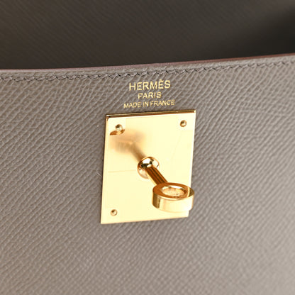 Hermes Epsom Kelly Sellier 28 Etain 6 of 10