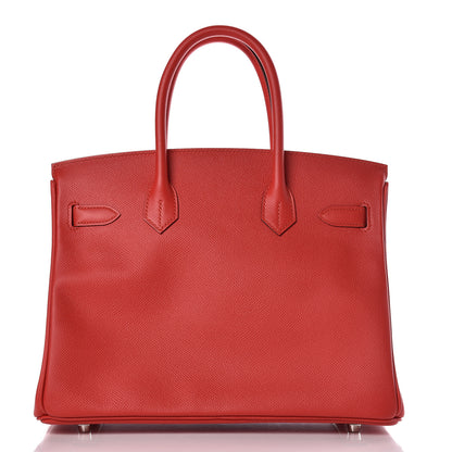 Hermes Epsom Birkin 30 Rouge Tomate 4 of 34