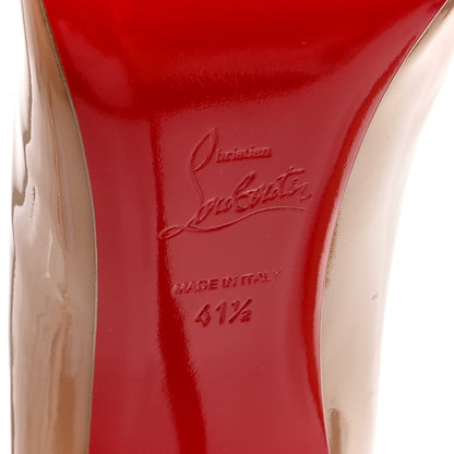 Christian Louboutin Patent Hot Chick 100 Pumps 41.5 Nude 6 of 7