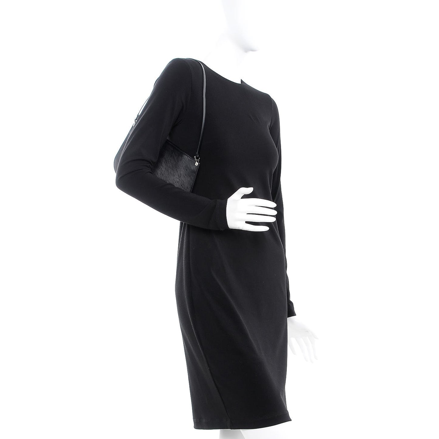 Epi Demi Lune Pochette Black