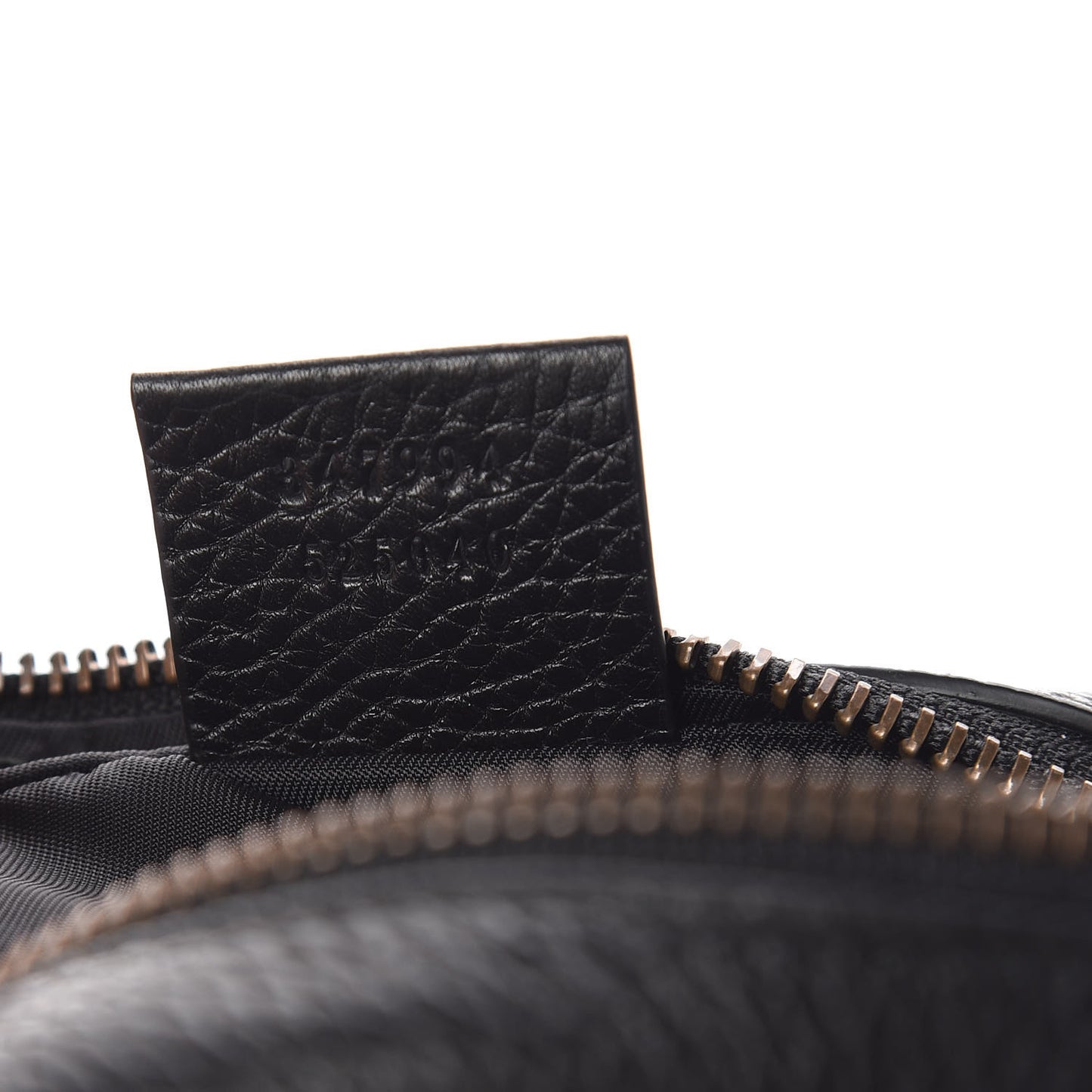 Pebbled Calfskin Mini Soho Disco Bag Black