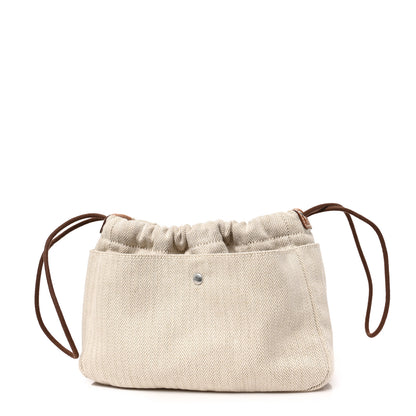 Hermes Canvas Barenia Fourbi 20 PM Pouch Naturel Fauve 1 of 9