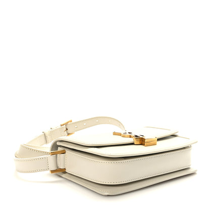 Saint Laurent Smooth Calfskin Small Solferino Satchel Ivory 4 of 8