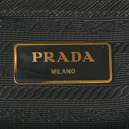 Prada Saffiano Lux Medium Tote Black 7 of 9
