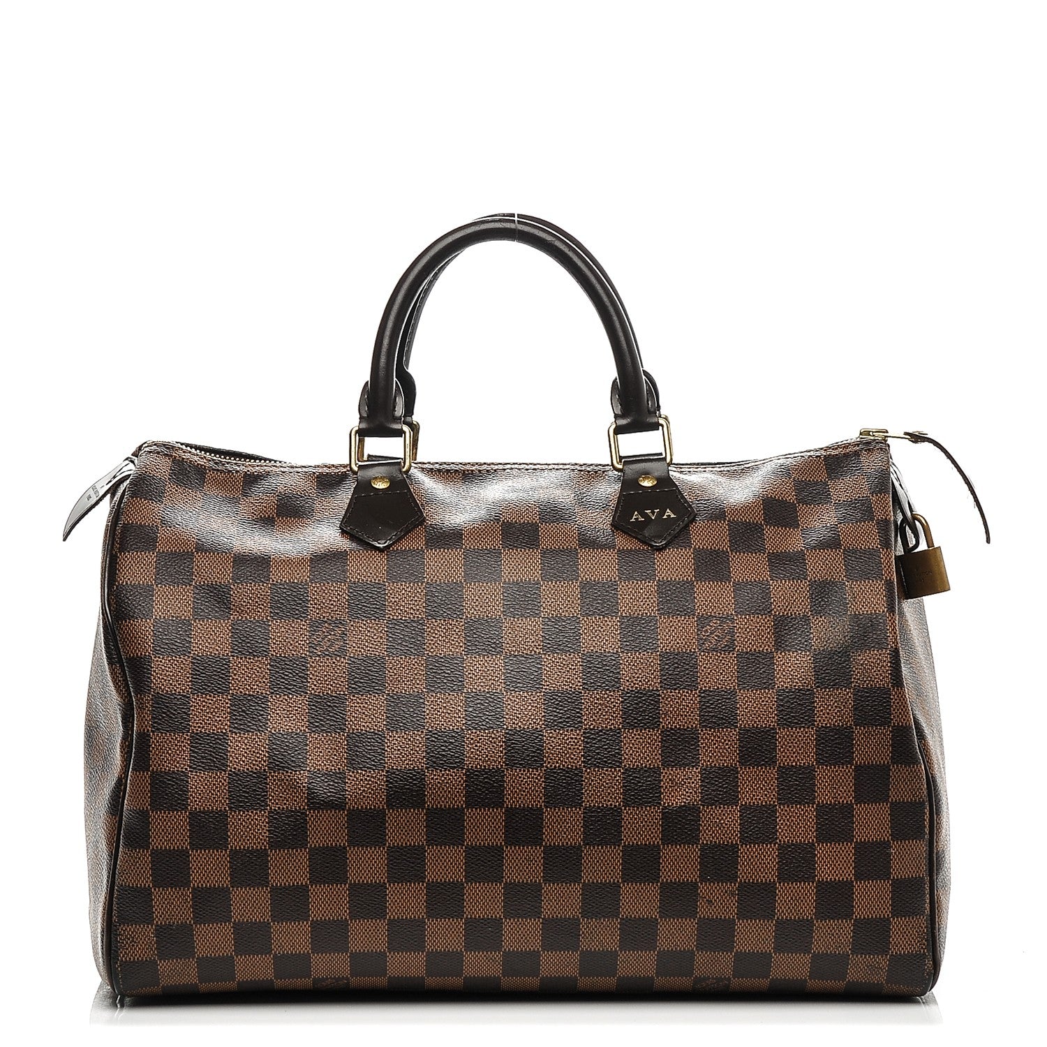 Louis Vuitton Damier Ebene Speedy 35 1 of 10