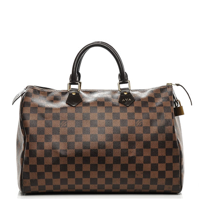 Louis Vuitton Damier Ebene Speedy 35 1 of 10