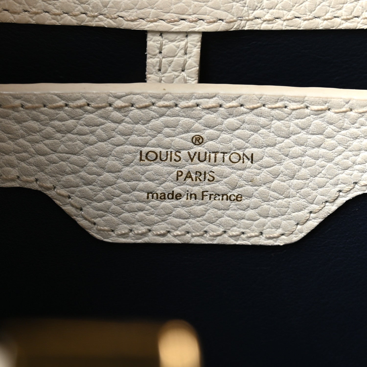 Louis Vuitton Taurillon Gradient Capucines PM Denim Blue 6 of 11