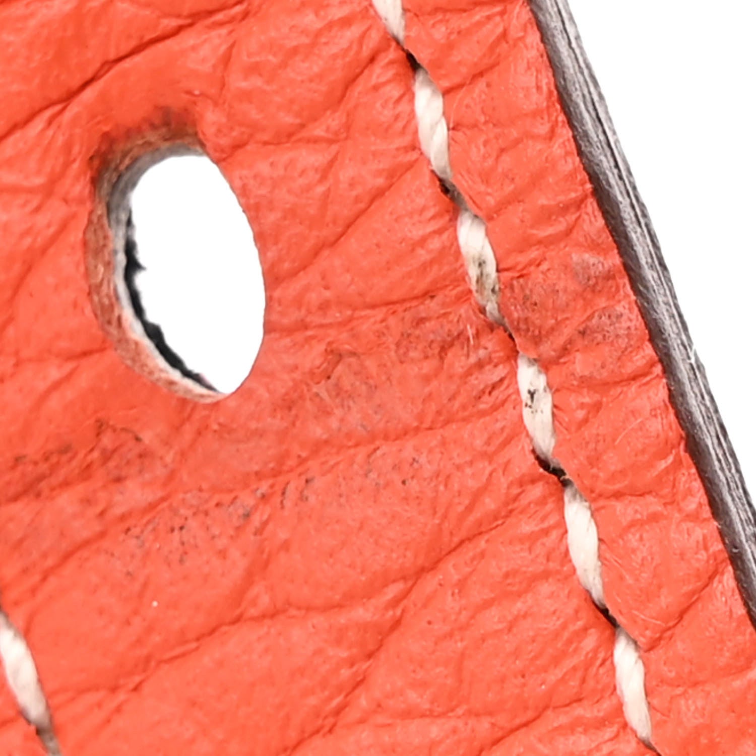 Hermes Taurillon Clemence Halzan 31 GM Orange 14 of 15