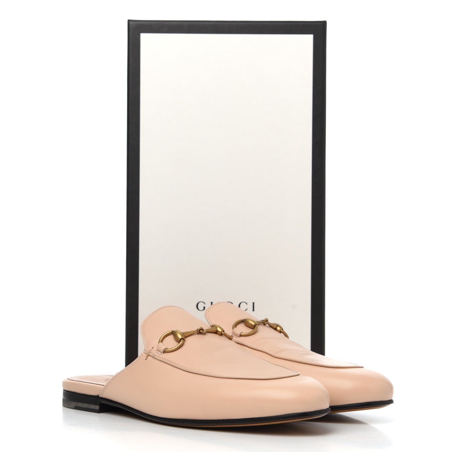Gucci Malaga Kid Womens Princetown Slippers 38 Skin Rose 17 of 17
